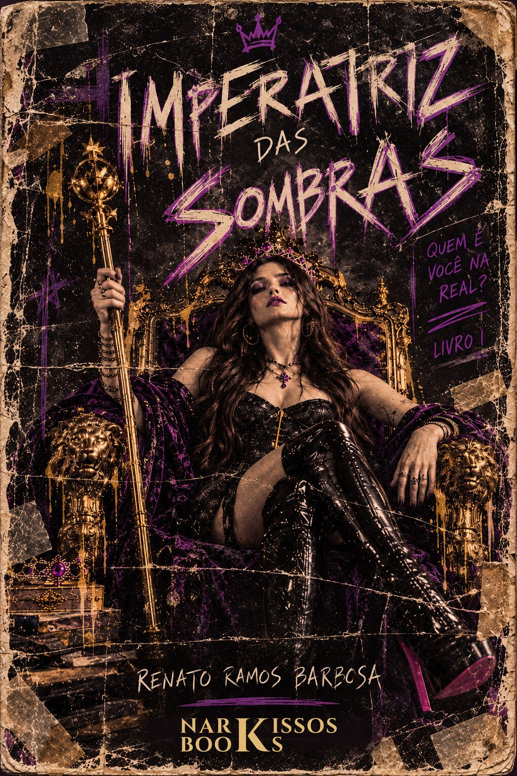 Capa oficial da edição capa dura de Imperatriz das Sombras